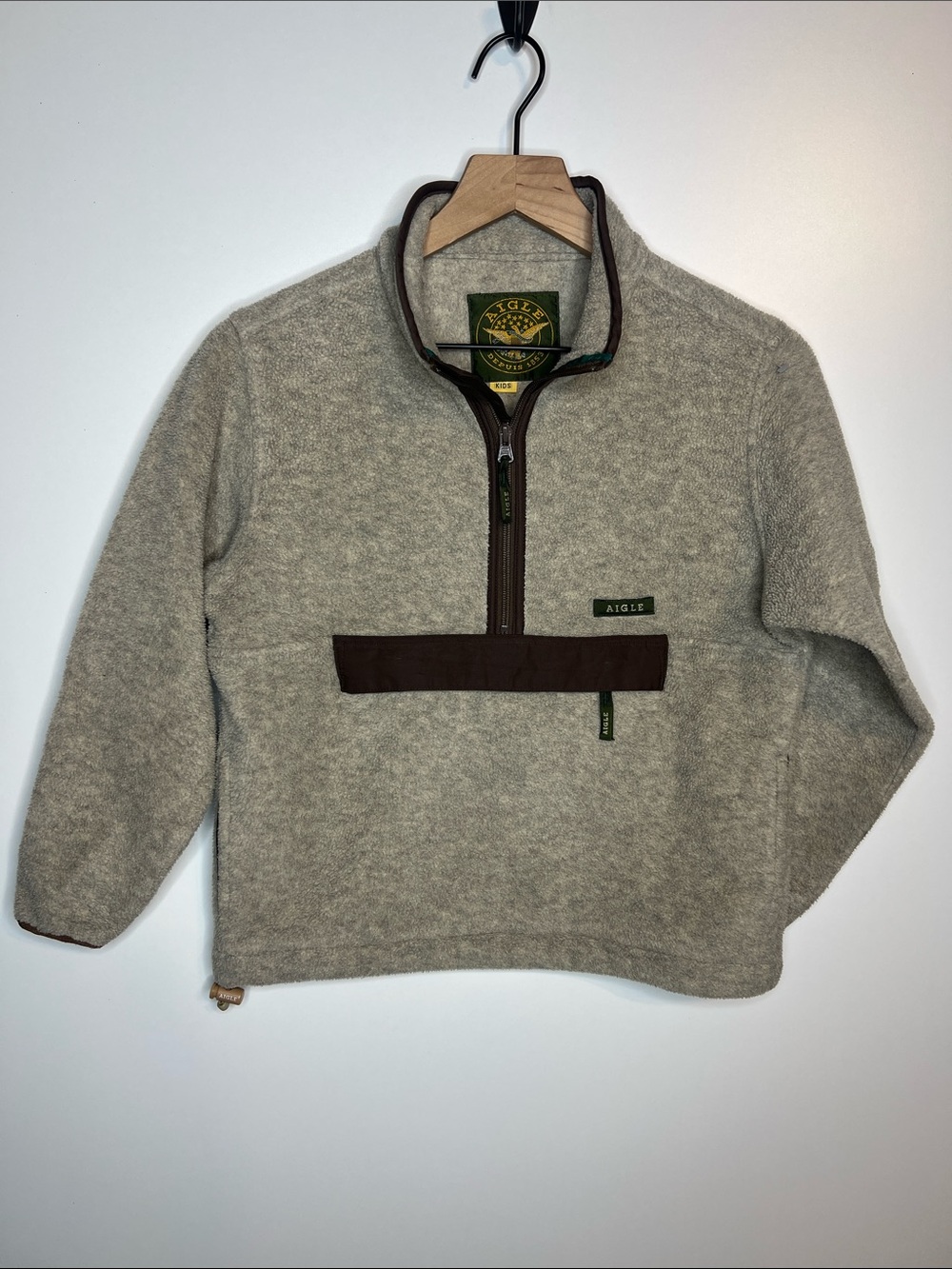 Vintage Aigle pullover 1/4 zip fleece